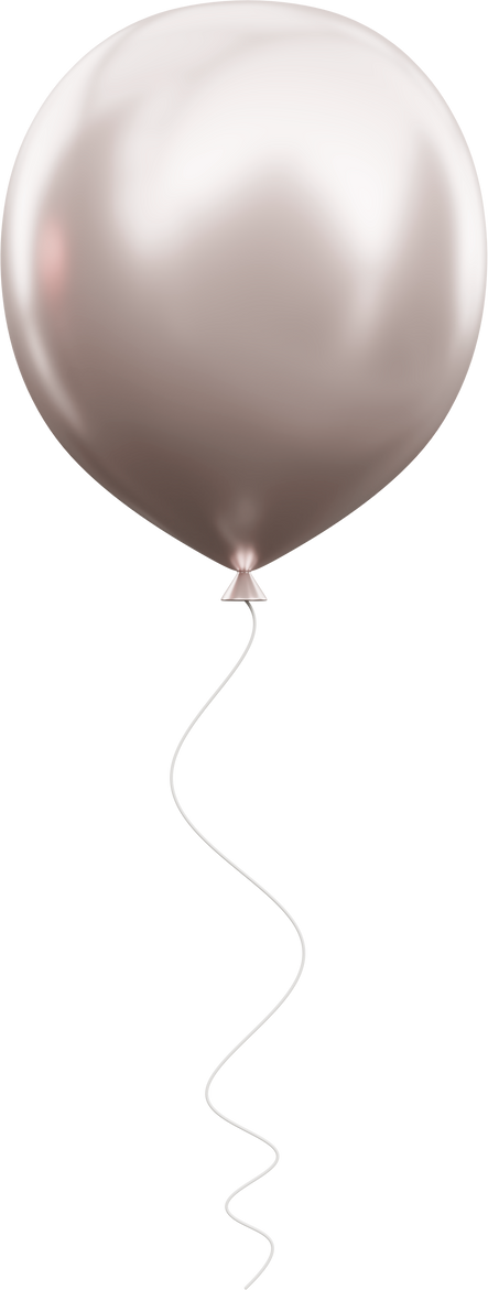 Metallic Beige Balloon