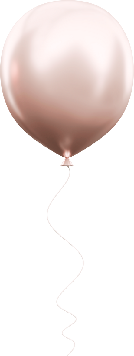 Metallic Beige Balloon